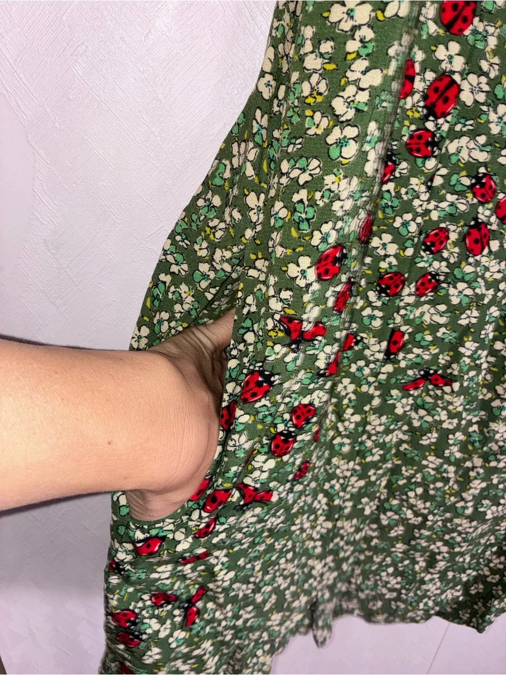 Free People Backroads Mini Dress 
(The ladybug dress 🐞) - Picture 11 of 13